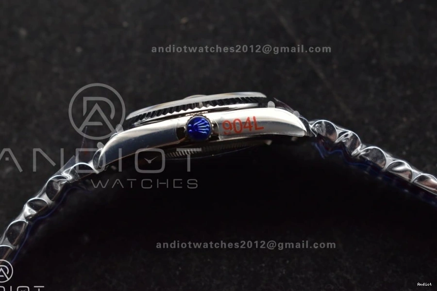 904L Grey (Gain vr3255 DayDate on Bracelet V5 Best Weight) Dial SS 36 Edition QF President Steel 0417